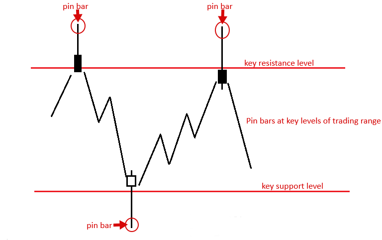 Velas Pin Bar de Forex